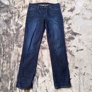 Banana Republic Premium Denim Women's Dark Wash Jeans - Girlfriend Size 30 LONG